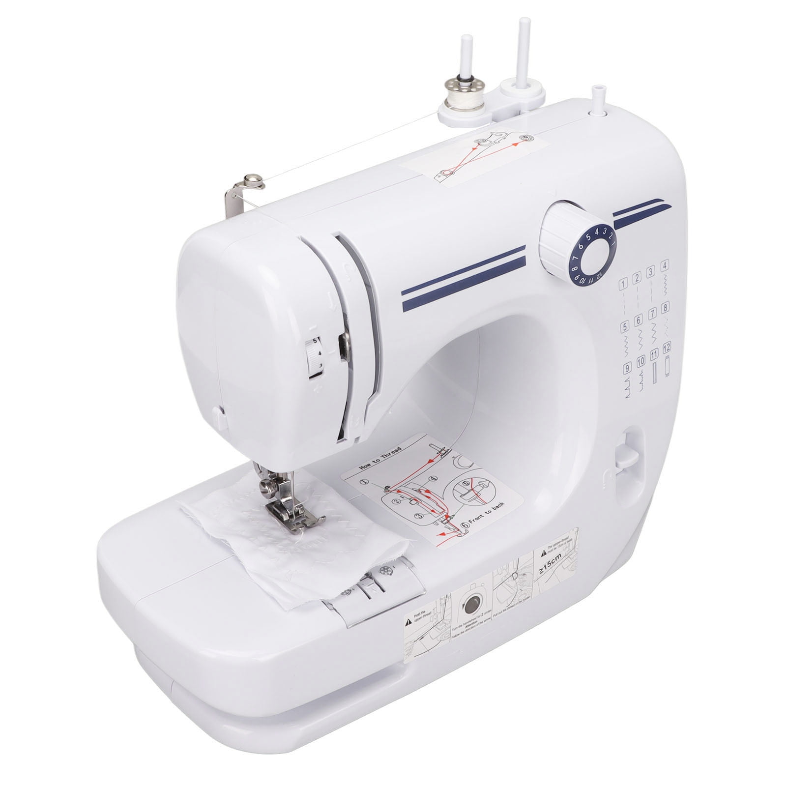 Mini Electric Sewing Machine, Wide Applications 100-240v Simple Operation Portable Sewing Machine  For Home Use
