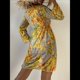 thumbnail image 4 of Traje de Baño de una Pieza para Mujer, con Control de Abdomen, Modesto, Traje de Baño Floral con Cubierta Amarillo L, 4 of 10