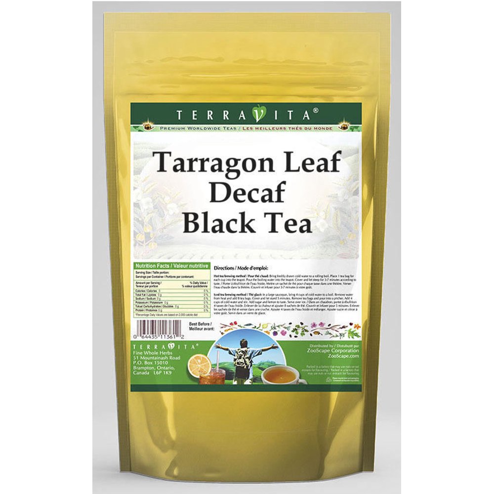 Tarragon Leaf Decaf Black Tea (25 Tea Bags, Zin 541209) 2Pack