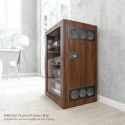 AC Infinity AIRPLATE T9, Quiet Cooling Fan System 18 with Thermostat Control, for Home Theater AV Cabinets