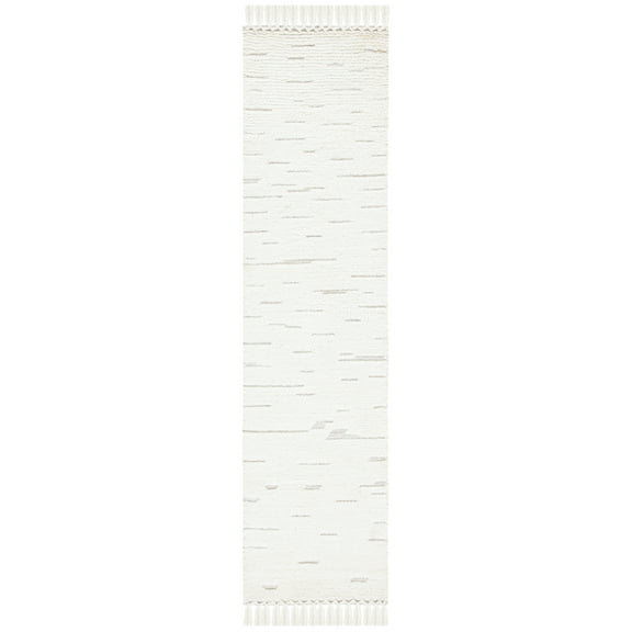 SAFAVIEH Casablanca Leann Geometric Wool Runner Rug, Ivory, 2'3" x 11'