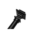 thumbnail image 2 of Linen Avenue Metal Square Single Window Curtain Rod Set, 28 to 48-inch, Matte Black, 2 of 5