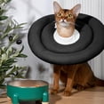 thumbnail image 3 of Comfortable Adjustable Soft Cone Alternative for Medium Dogs, Cats & Large Dogs - Donut Collar for Recovery After Surgery（25cm）, 3 of 5