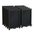 thumbnail image 2 of Merrick Lane Set of 10 Wall Mount or Tabletop Magnetic Chalkboards with Folding Metal Legs in Black, 12" x 17", 2 of 12
