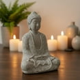 thumbnail image 2 of Presley Cement Buddha Statue, 2 of 5