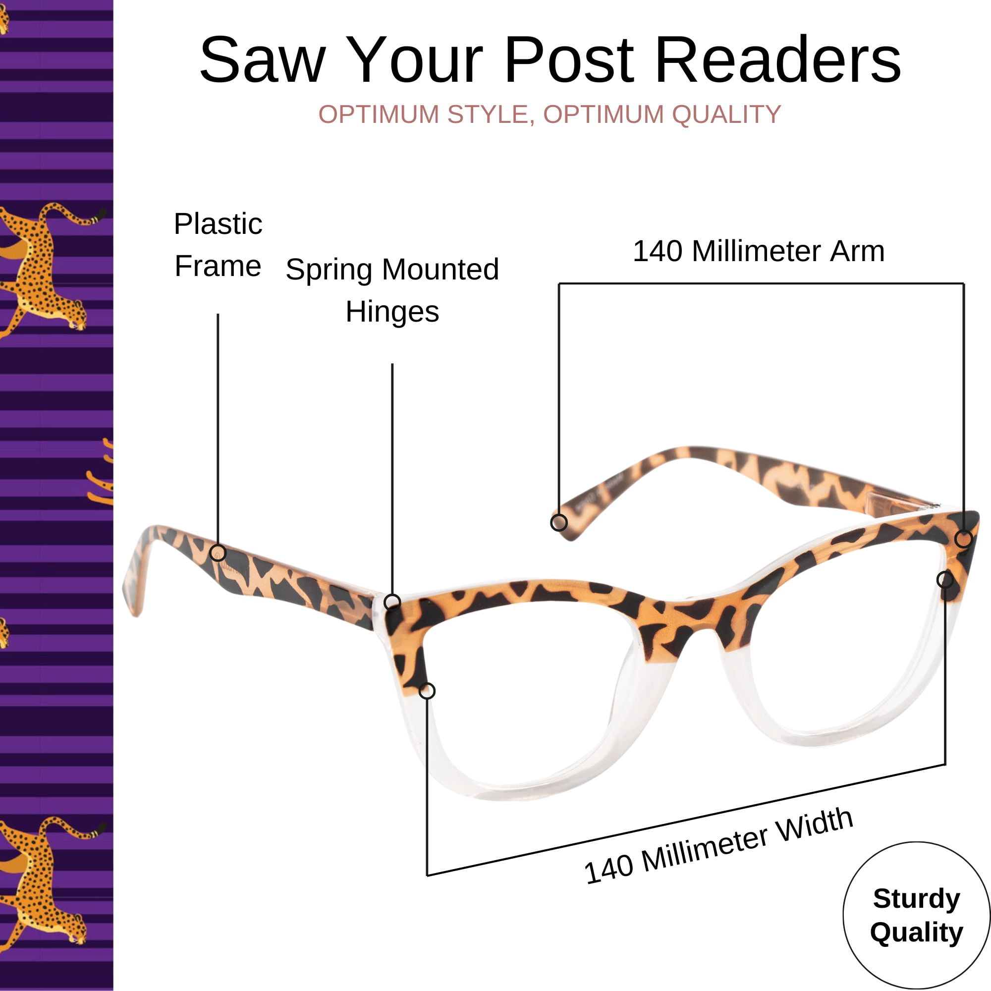 Optimum Optical Signature Blue Light Filtering Readers - Saw Your Post, +3.0