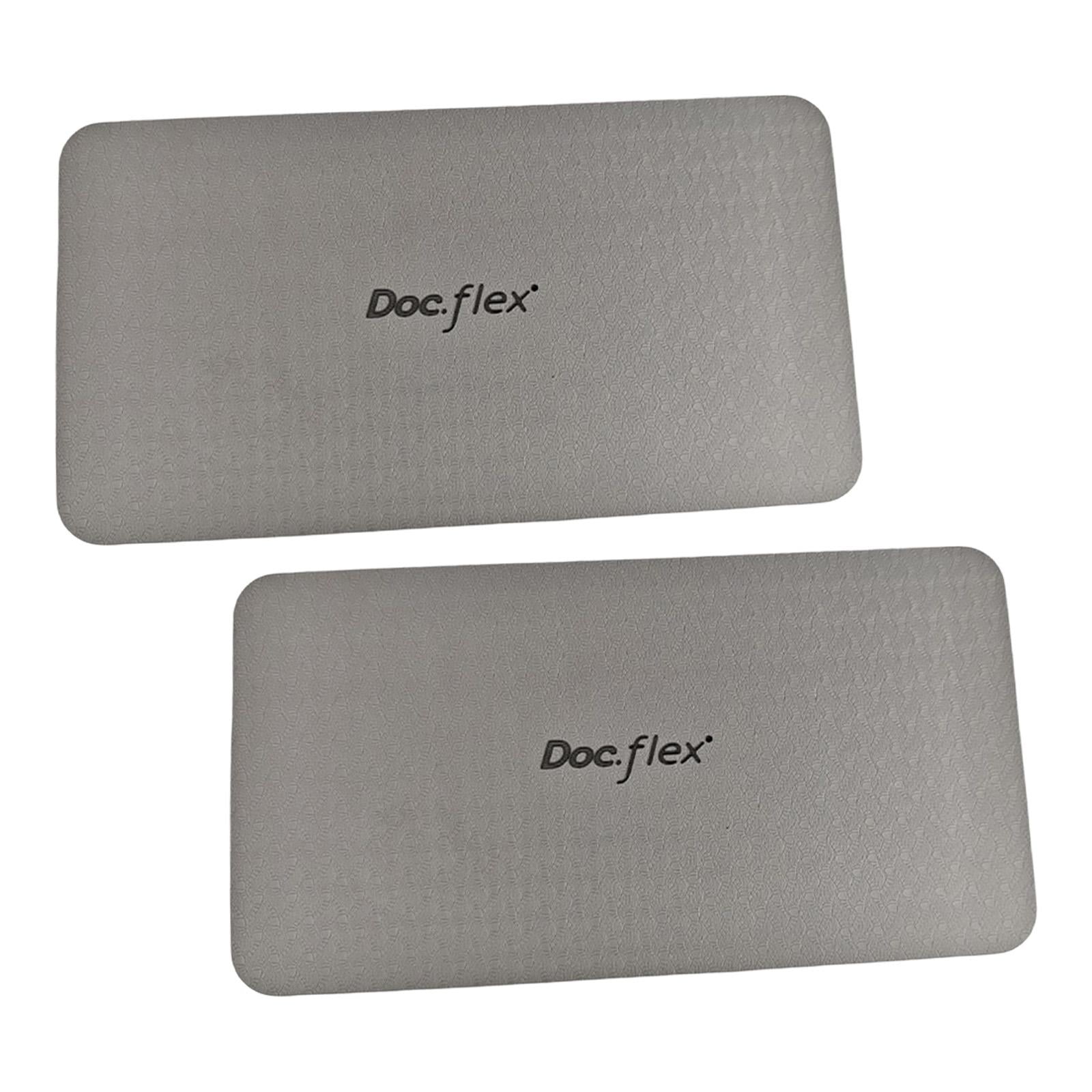 2 Pieces Pilates Mat Yoga Knee Pad Exercise Pad Supportive TOE Material Home Gym Women Use