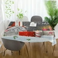 thumbnail image 5 of Coolnut Cute Christmas Gnome Outdoor Tablecloth 60x108In,Rectangle Table Cover Kitchenation Dinner for Outdoor and Indoor Party Holiday Hotel BBQ-Christmasation405 Decor Gift, 5 of 7