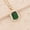 4 Models, variant on Emerald Zircon Pendant Light Luxury Necklace