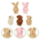 thumbnail image 4 of 5pcs Doll House Plush Doll Miniature Plush Doll Figurines Mini Bear Rabbit Dolls, 4 of 4