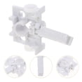 thumbnail image 3 of Miangastore Plastic Vertical Blind Replacements White 4Pcs 1.77X1.18X0.39 Inch, 3 of 9