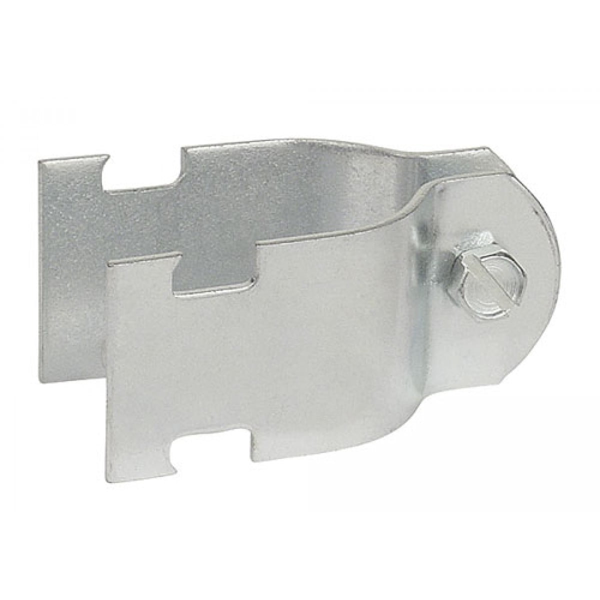 5 Pcs, 11/2 In. Universal Two Piece Emt Or Rigid Conduit Strut Clamp, Zinc Plated Steel Used to