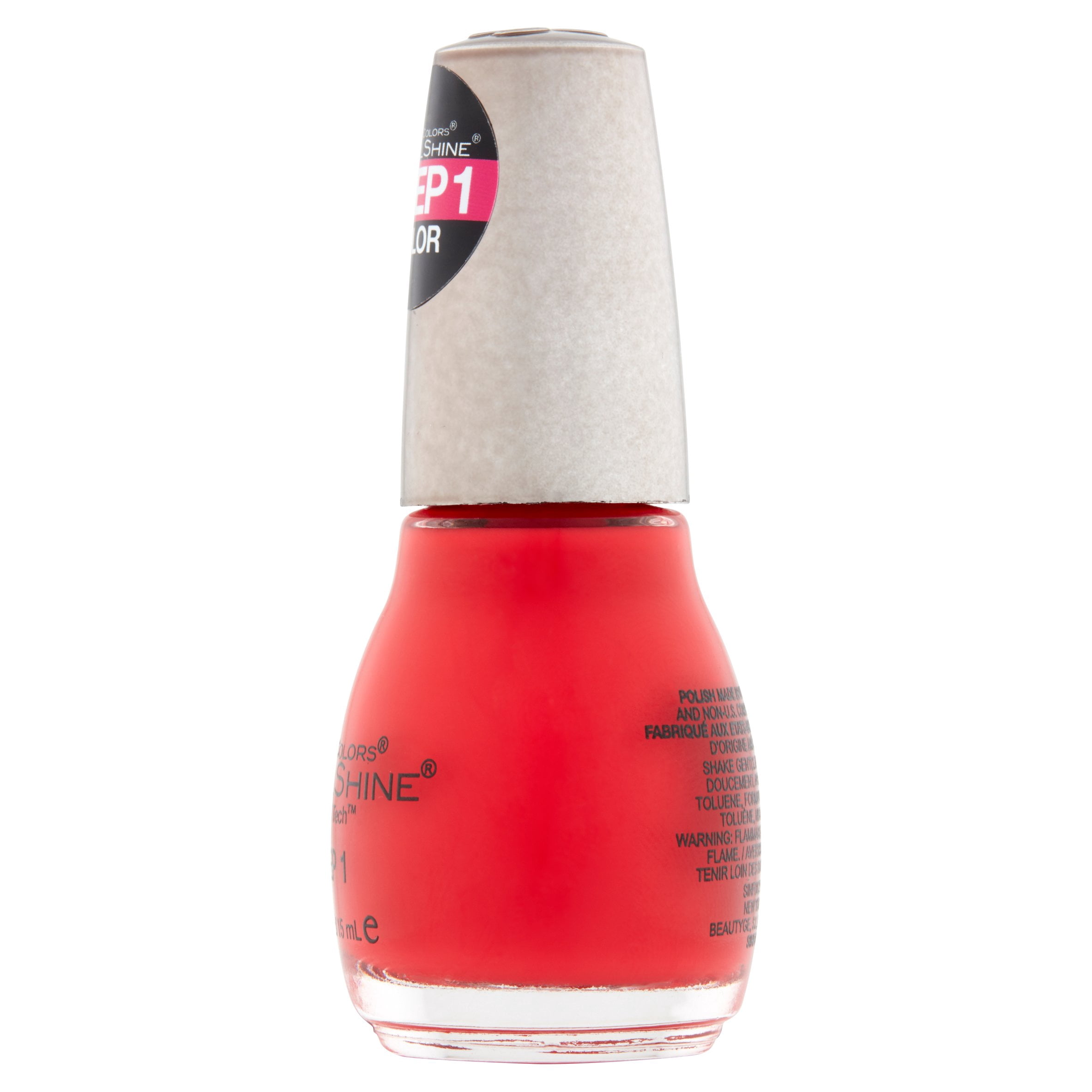 SinfulColors SinfulShine Step 1 Color Nail Color, Picante, 0.5 fl oz