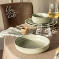 thumbnail image 6 of over&back Rim Dinner Bowl Set, Stoneware Soup Bowls, Microwave & Dishwasher Safe, 4 Pieces, 6 of 7