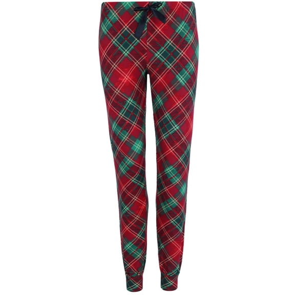 Roll Outta Bed Plaid Jogger Lounge Pants (Women)