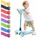 thumbnail image 1 of Monopatin Scooter para Niños de 2 a 5 Años Hurtle, 3 Ruedas con Luces LED, Mini Kickboard con Freno, Manillar Ajustable de 63 cm a 71 cm, Antideslizante, Patin del Diablo, Verde Azulado, 1 of 7