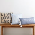 thumbnail image 3 of Levtex Home - Truro - Decorative Pillow (12 X 24in.) - Paradise - Dusty Blue and White, 3 of 3