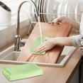 thumbnail image 3 of sruoe Microfiber Cleaning Cloths, Kitchen Dish Cloths Scrubbing, Cleaning Rags, Cleaning Rags Reusable, Kitchen Towel, Car Cleaning, Absorbent Dishcloth for Home Kitchen, 3 of 5