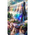 thumbnail image 1 of Pintura de diamante 5D DIY Taladro cuadrado completo Cascada Decoración del hogar Arte Artesanía FLhrweasw Nuevo, 1 of 9