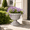 Gray, variant on White European Style Vintage Tower Planter, Plastic Flower Pot with Detachable Base Tray for Greengerys, Hydroponic Container for Herbs Flowers 9.8x11.8i