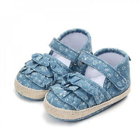 

Fantadool Summer Shoes Denim For Girls Soft Soled Baby Girls Shoes Summer Cottonborn Girl First Walkers