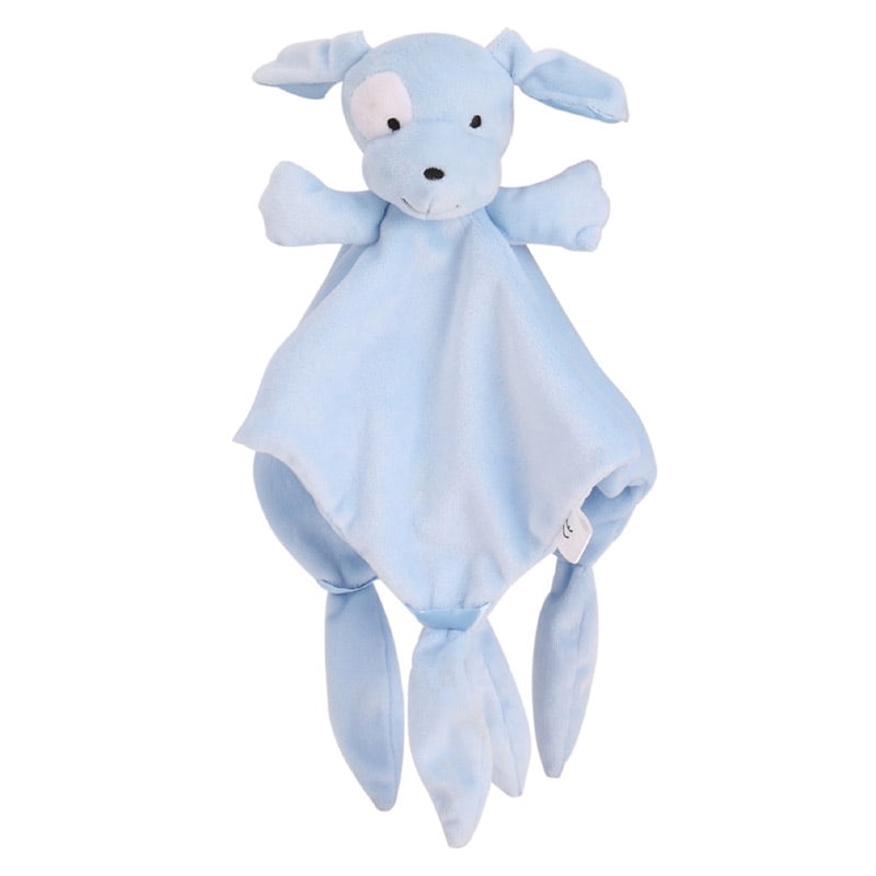 Baby Soft Towel Soothing Toy Rattle Plush Security Blanket Stuffed Animal Toys L 