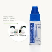 OneTouch Verio Level 3 (Mid) Control Solution for Blood Glucose Meters, Test Strips - 0.128 Fl Oz