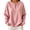 Pink, variant on SuTry Women's Henley Sweatshirt Crew Neck Button Down Long Sleeve Pullover Drop Shoulder Relaxed Fit Casual Everyday Wear Top