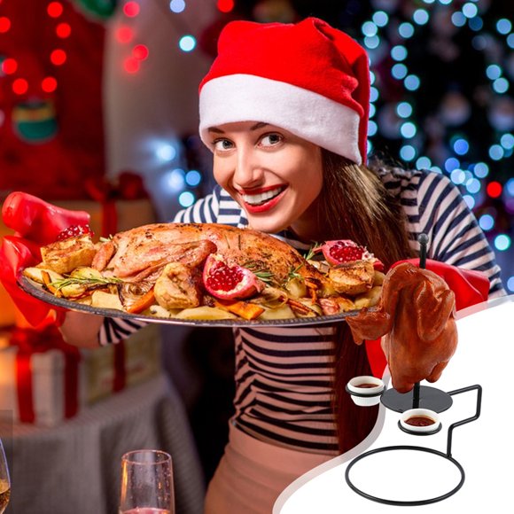 TIMIFIS Flame Humidifier Thanksgiving Christmas Steel Tube Roast Chicken, Lycoris Radiata Squid Ring/Donut, Multi Function with 2 Spice Cup Holes (Season Cup Not Include Humidifiers for Bedroom