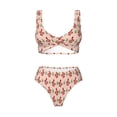 thumbnail image 4 of Daiia Snake Women's Bikini Set Two Piece Swimsuit High Waisted Bikini Adjustable Straps Bikini Perfect for Beach, Pool, and Summer Vacation-Medium, 4 of 9