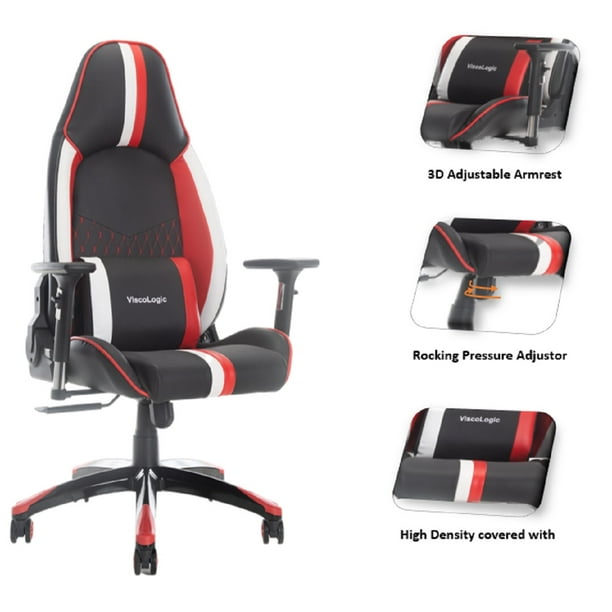 ViscoLogic CAYENNE X Ergonomic Gaming Racing Style PC Video Home