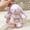 Pink, variant on Floral Pattern Dresses Easter Bunny Plush Toys Keychain, 5.9" Easter Bunny Plushies Bag Charms, Rabbit Stuffed Animals for Easter Baskets Stuffers & Egg Filling, Birthday Easter Gifts (Pink)