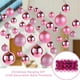 thumbnail image 5 of Bearachild 30 piezas de bolas de Navidad adornos inastillables decoraciones para árboles de Navidad juego de bolas colgantes para decoración de fiesta de Kits de decoración para fiestas Rosa roja Bearachild HA007626-11B, 5 of 6