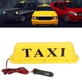 thumbnail image 5 of Luz De Taxi, Señal De Taxi Magnética LED De 12 V, Lámpara De Luz Súper Brillante De Decoración LED De Taxi De PVC Para Techo De Coche Con Encendedor De Cigarros(amarillo), 5 of 5
