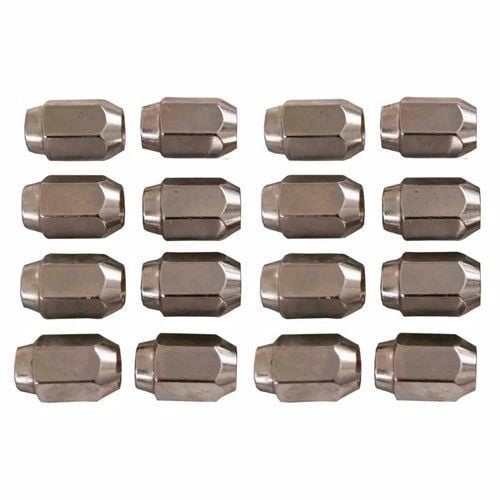 Chrome Metric Lug Nut Set (16) for Star and Yamaha Golf Carts Walmart