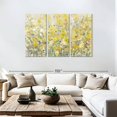 thumbnail image 3 of Elephant Stock Cheerful Garden I Wall Art - Horizontal Multi Panel Canvas - Living Room Wall Decor - Floral And Botanical Multi Panel - Blue And Gray Decor By Tim O'toole - 74" x 48", 3 of 8