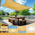 thumbnail image 2 of MISSMILE Patio Privacy Screen,Imported Raw Materials Fence Privacy Screen,High Shading Rate Blackout Shades,Beige, 2 of 4