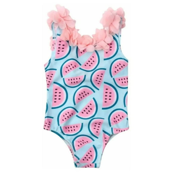 Traje De Baño Para Niños, Traje De Baño Para Niñas Una Pieza Cómoda Para Al Aire