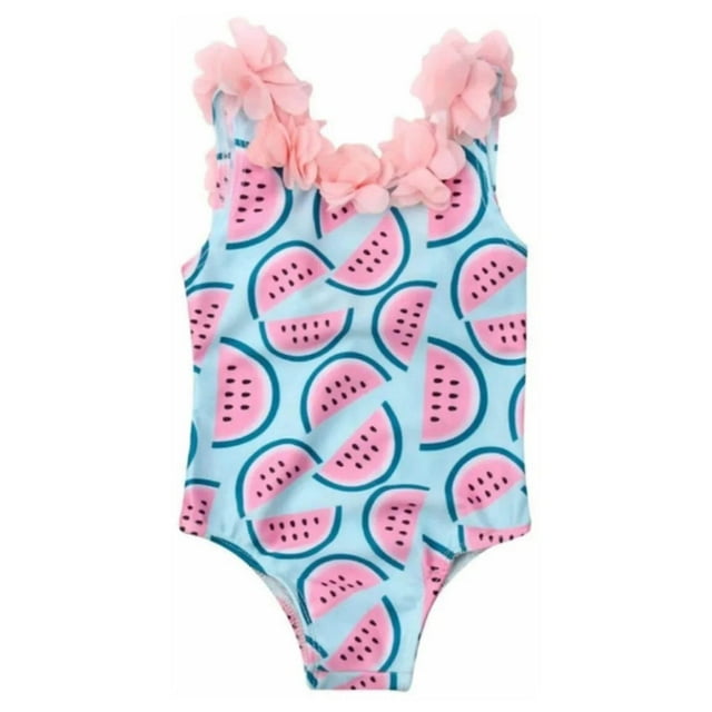 Traje De Baño Para Niños, Traje De Baño Para Niñas Una Pieza Cómoda Para Al Aire