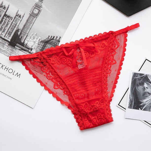Tanga transparente de encaje sexy para niñas, lencería sexy de cintura baja, tanga para mujeres, seductora