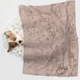 thumbnail image 6 of Pofeuu Rose Gold Marble Texture Print Puppy Blanket,Dog Blankets,Pet Blanket Cozy Cat Blankets for Indoor Cats, Fuzzy Pet Blanket for Kitten Doggy Dog Blankets-, 6 of 8