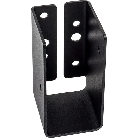 Simpson Strong-Tie Outdoor Accents ZMAX, Black Light Joist Hanger for 2x4 Pack of 12