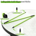 thumbnail image 3 of Palos de alineación de golf MoKo, 122 cm, plegables, paquete de 3, 3 of 7