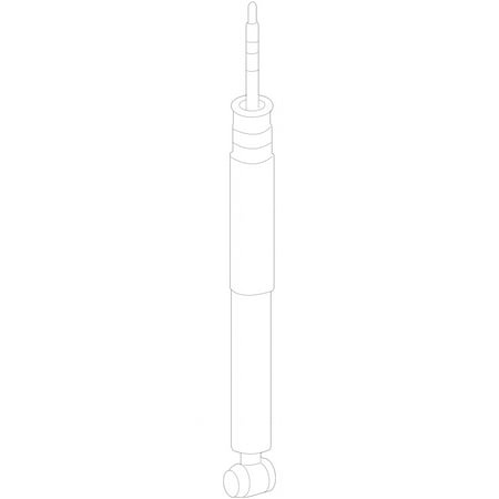 Genuine OE Mercedes-Benz Shock Absorber - 209-326-14-00