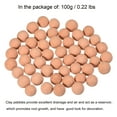 thumbnail image 3 of Uxcell 7-8mm 0.22 Lbs Clay Pebbles Gardening Potted Balls for Hydroponic Growing Pink, 3 of 5