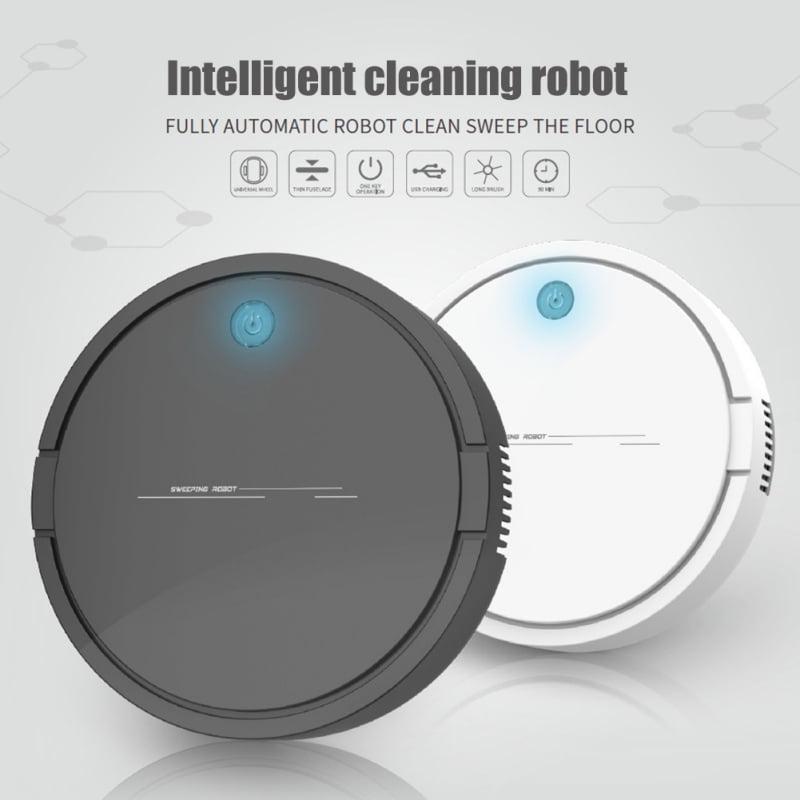 Robot Vacuum Cleaner, Super-Thin, 1300Pa Strong Suction, Quiet, Self-Charging Robotic Vacuum Cleaner, Cleans Hard Floors to Medium-Pile Carpets (Slim)