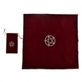 thumbnail image 1 of Pentagram Tarot Tablecloth With Bag Velvet Altar Tarot Cloth Pentacles Mat, 1 of 6