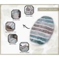 thumbnail image 6 of HOME WEAVERS INC Toilet Lid Cover, Machine Wash Seat Covers, 18x18, Turquoise, 6 of 9