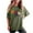 Army Green, variant on gbyLJF Short Sleeve Workout Tops for Women Plus Size Loose Fit Cotton Crew Neck T Shirt Print Drop Shoulder Shirts Black L