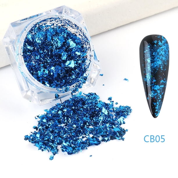 Polvo cromado para uñas, efecto espejo para uñas, pigmento camaleón, pigmentos uñas, purpurina, decoración de manicura, purpurina uñas